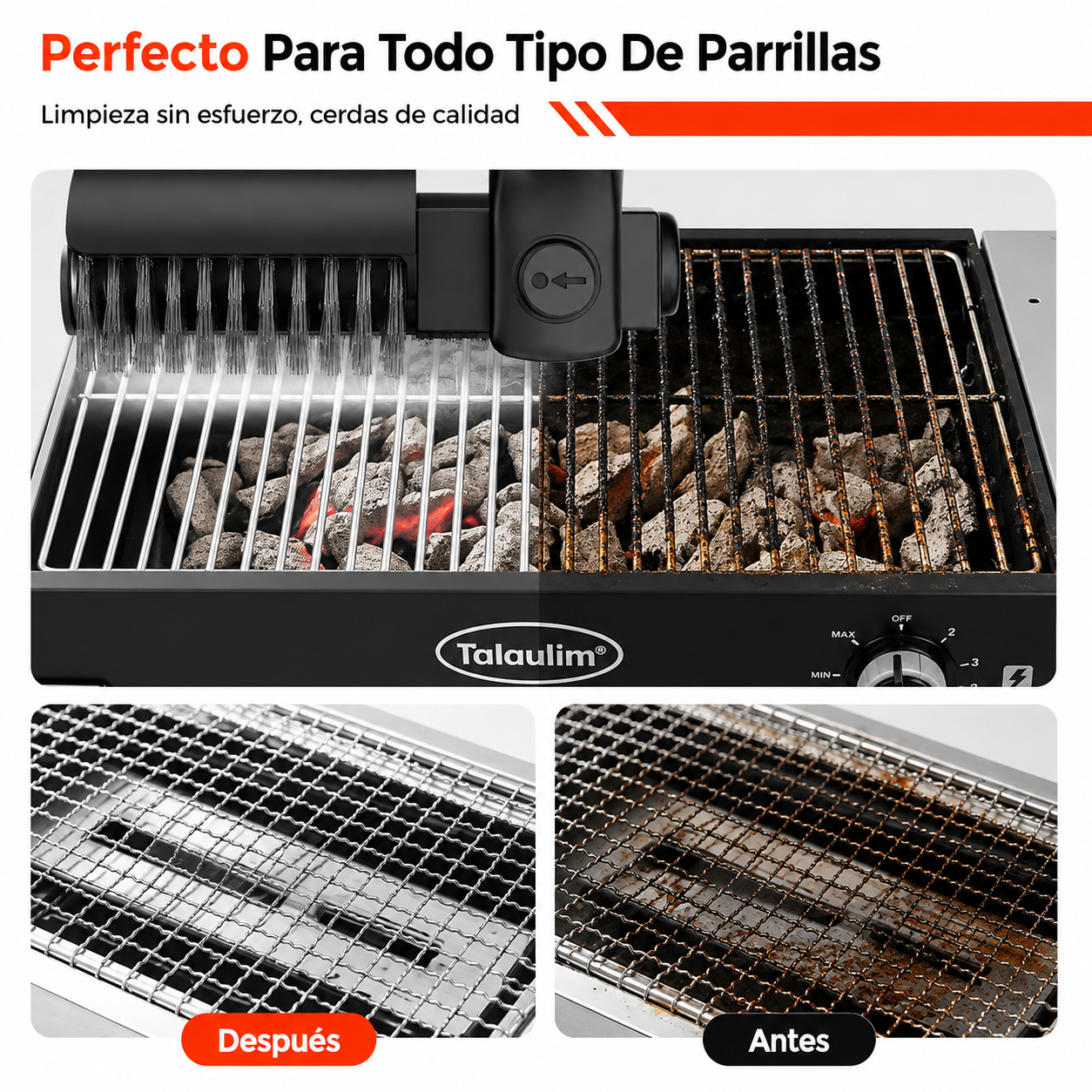 Cepillo Eléctrico para Barbacoa | GrillClean